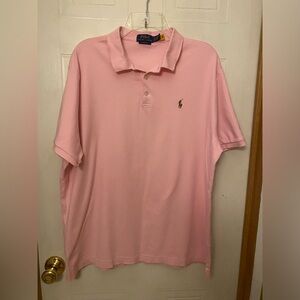 Polo Ralph Lauren Men's Polo Shirt in Soft Pink XL